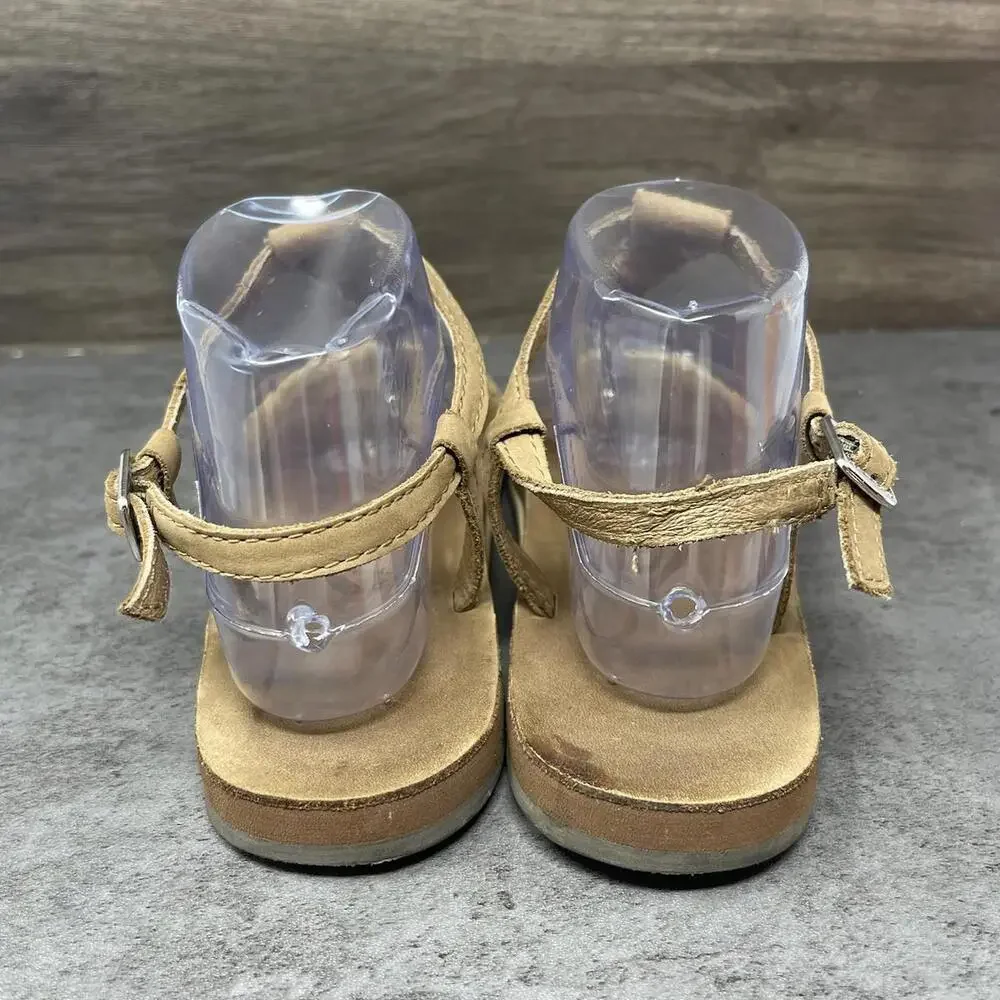 Rainbow Sandals Size Large (7.5-8.5) T Street Center Braid Slip On_6